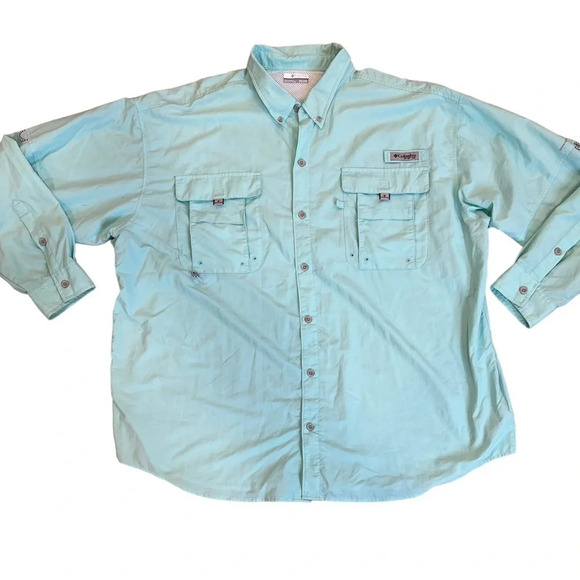 Columbia PFG Button Down Shirt, Size XXL, Good Condition - Picture 2 of 8